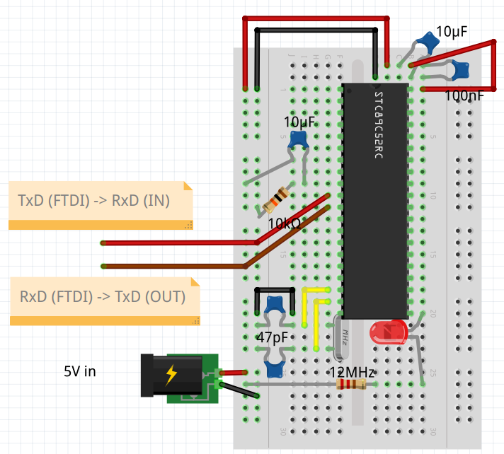 8051 Breadboard