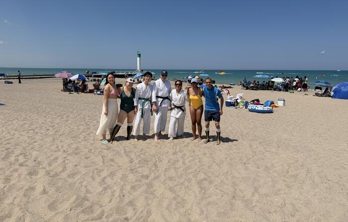 University of Waterloo Karate Club beach party